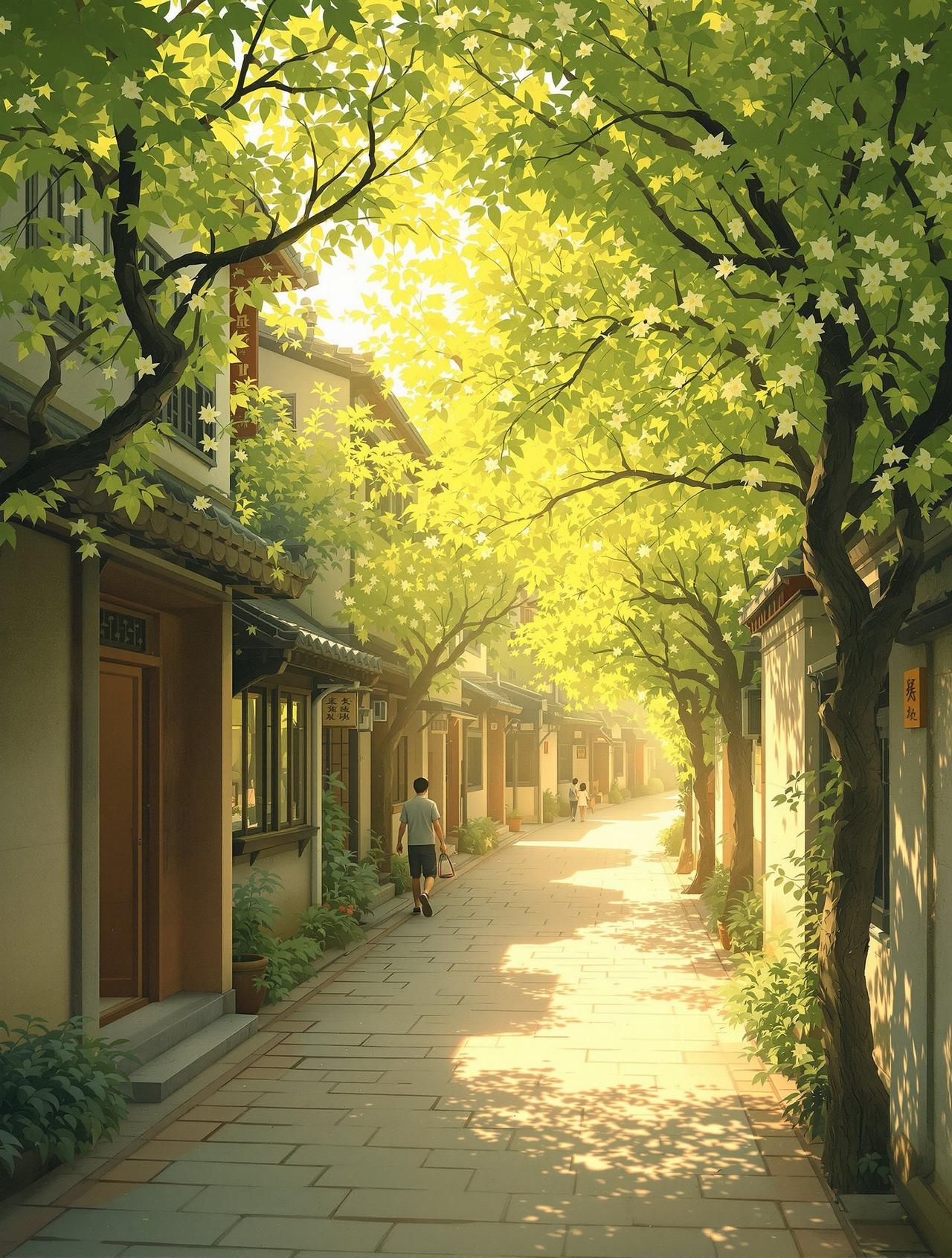 黄果漫剧新上线《槐花巷》